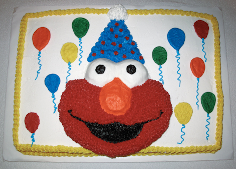 Elmo Birthday Cakes on Elmo Birthday Cake    Creations By Skip