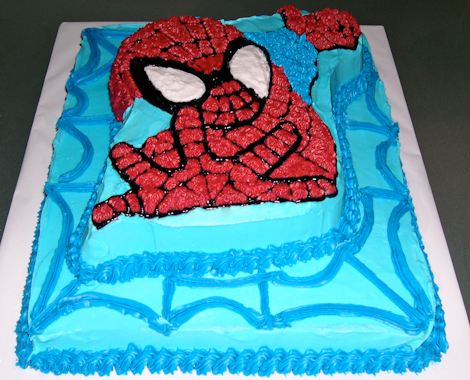 spiderman 3d cake. Spiderman 3D Cake