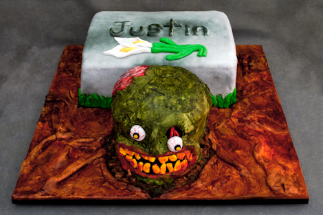 Halloween Birthday Cakes on Justin   S Halloween Birthday Cake    Creations By Skip